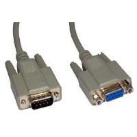 9 Way Male to 9 Way Female Serial Extension Cable (2m)